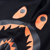 Shark Print Shorts Color Matching Camouflage Color Printing Cotton Shorts Men'S Summer Shorts