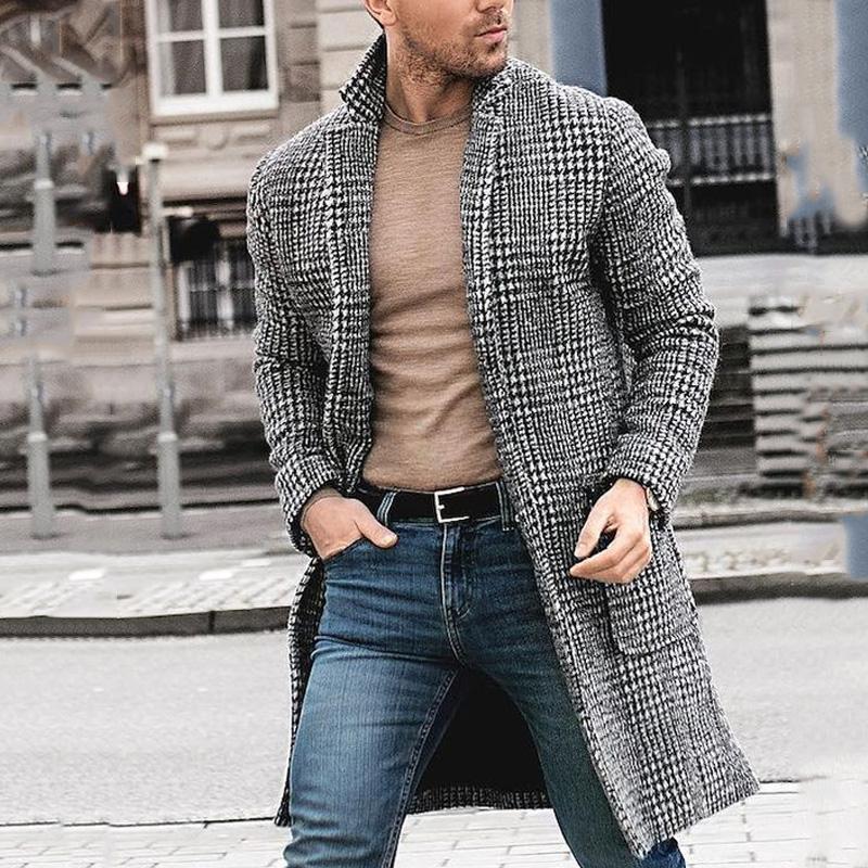 Blade Runner Jacket Winter Plaid Men 'S Coat