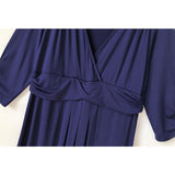 Nina Parker Black Dress Elegant Large Swing Dress High Elastic Dress