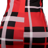 Women Plaid Dress Woman Checkered Bodycon Sexy Dresses Sexy Bandeau Lace-up Striped Dress Nightclub Skirt