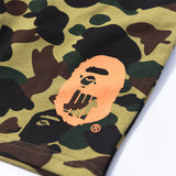 Shark Print Shorts Color Matching Camouflage Color Printing Cotton Shorts Men'S Summer Shorts