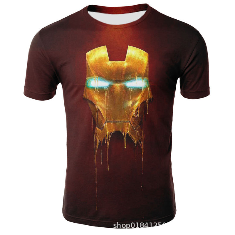 Marvel T Shirt 3D Printing plus Size Men