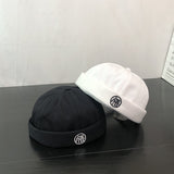 Beanies Spring and Autumn Skullcap Artistic Retro Pumpkin Hat Youth Hat