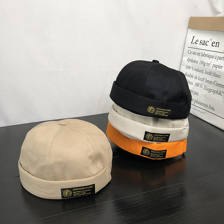 Beanies Youth Literary Pumpkin Hat Fashion Men and Women Rascal Hat