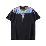 Marcelo Burlon T Shirtmb Wings Pattern Star Same Style Men and Women