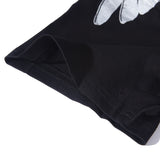 Marcelo Burlon T Shirt Black and White Stitching Wings Pattern for Men and Women