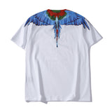 Marcelo Burlon T Shirtmb Wings Pattern Star Same Style Men and Women