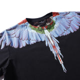 Marcelo Burlon T Shirtmb Wings Pattern Star Same Style Men and Women