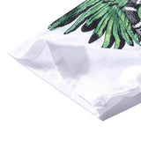 Marcelo Burlon T Shirt MB Big Snake Black Green Wings Printing Same Style for Men and Women