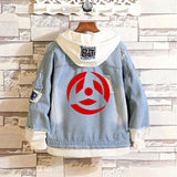 Comic Denim Jacket Men's and Women's Casual Denim Jacket