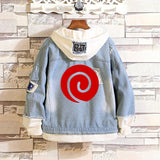 Comic Denim Jacket Men's and Women's Casual Denim Jacket