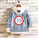 Comic Denim Jacket Autumn and Winter Casual Loose Jacket Clothes