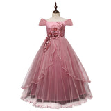 First Communion Dress Vestidos De Primera Comunion Lace Ball Gown Girl Party Princess Pageant Gown Children's Catwalk Evening Dress