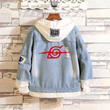 Comic Denim Jacket Men's and Women's Casual Denim Jacket