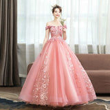 Women's Evening Dress Ball Gown Princess Quinceanera Wedding Dresses Wedding Dress Toast Clothing Tulle Tutu Dress Evening Dress for Women