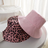 Leopard Fur Hat Spring Sun Hat