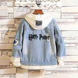 Comic Denim Jacket Spring and Autumn Men's and Women's Casual Denim Coat Clothes