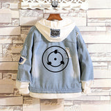Comic Denim Jacket Men's and Women's Casual Denim Jacket