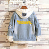 Comic Denim Jacket Autumn and Winter Casual Loose Jacket Clothes