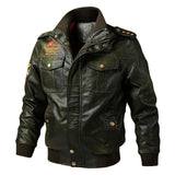 Graphic Leather Jacket Women Leather Men's Spring and Autumn PU Leather Jacket Men Motorcycle Jacket