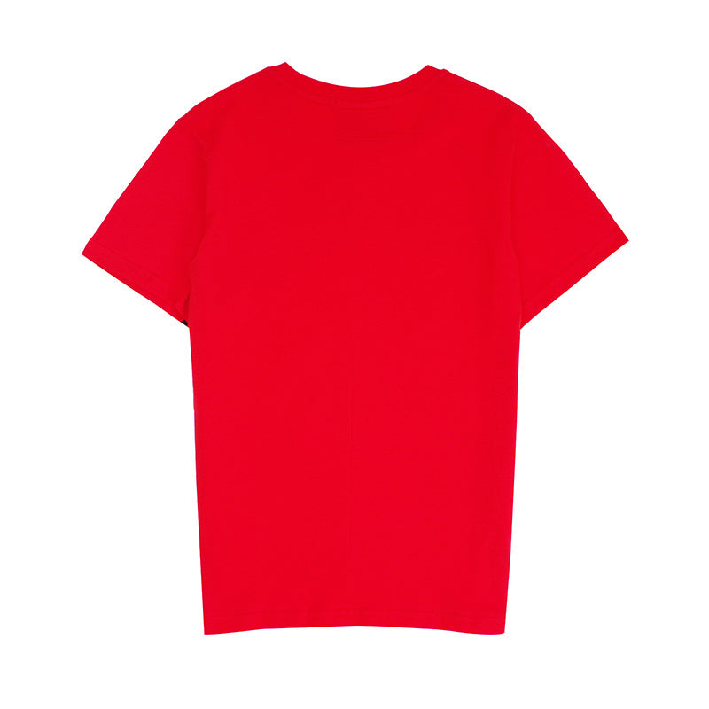 GVC T Shirt Dog Head Pattern Cotton Loose Short Men