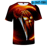 Michael Myers T Shirt Halloween Casual Short Sleeve