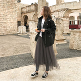 Cute Leather Jacket Black Leather Coat Coat for Women Spring and Autumn Small Leather Jacket Tide