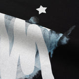 GVC T Shirt Shark Pattern Pure Cotton Loose Short Sleeve T-shirt Men