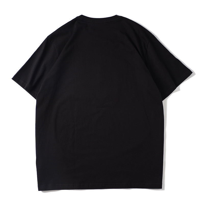 GVC Shorts Angel Pattern Short Sleeve Loose Men