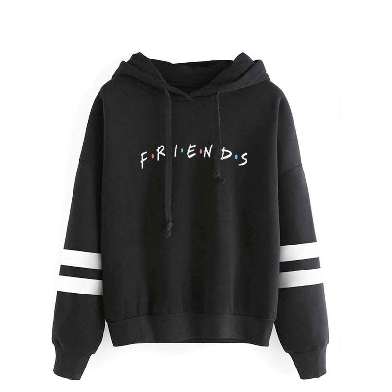 Friends Joey Hoodie Spring and Autumn Sweatshirt Velvet Padded Hooded Sweatshirt