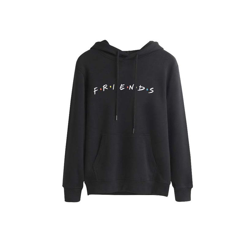 Friends Joey Hoodie Spring and Autumn Sweatshirt Velvet Padded Hooded Sweatshirt