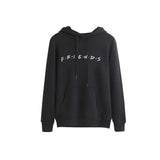 Friends Joey Hoodie Spring and Autumn Sweatshirt Velvet Padded Hooded Sweatshirt
