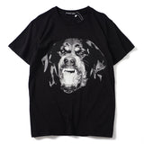 GVC T Shirt Bulldog Pattern Pure Cotton Loose Short Sleeve Male