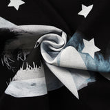 GVC T Shirt Shark Pattern Pure Cotton Loose Short Sleeve T-shirt Men