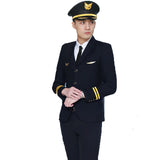 Empty Uniform Jacket Men's Pilot Clothing Captain Uniform Air Force Suit Performance Suit Annual Meeting Dress Men's Suit