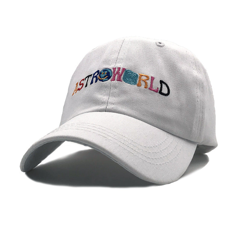 Travis Scott Astroworld Cap Letter Embroidered Hip Hop Baseball Cap for Men and Women