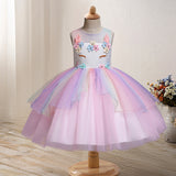 Toddler Girls Sequin Gown Dress Children Princess Pettiskirt Colorful Dress Mesh I Dress for Women