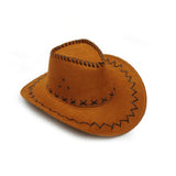 Cowboy Hats Knight's Cap Men and Women Summer Sun Hat Casual Fur Cowboy Hat