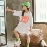 Summer Loose Short Sleeves Short-Sleeved Children's Loose Top Girl T Shirts