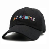Travis Scott Astroworld Cap Letter Embroidered Hip Hop Baseball Cap for Men and Women