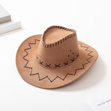 Cowboy Hats Knight's Cap Men and Women Summer Sun Hat Casual Fur Cowboy Hat