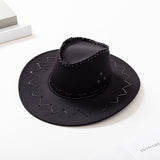 Cowboy Hats Knight's Cap Men and Women Summer Sun Hat Casual Fur Cowboy Hat