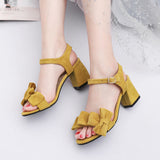 Nude Block Heel Peep Toe