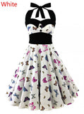 Skull Dress Fashion Party Pleated Puffy Skull Women's Skirt