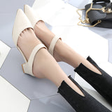 Nude Strappy Block Heels Spring/Summer Sandals for Women