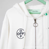 Spring and Autumn Men's and Women's Digital Printing Arrow Cardigan Zipper Coat Owt hoodie