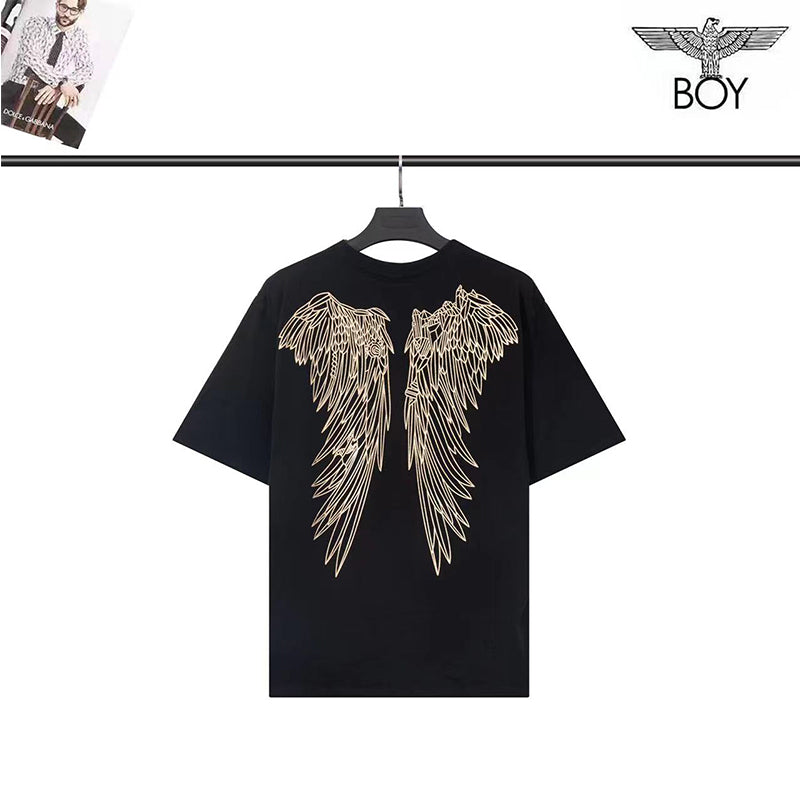 Boylondon T Shirt Plus Size Sports Retro Slim Casual Fashionable