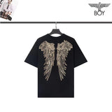 Boylondon T Shirt Plus Size Sports Retro Slim Casual Fashionable