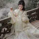 Chinese Traditional Dress Chest-High Dress Fresh and Elegant Embroidery