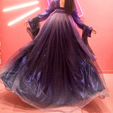 Chinese Traditional Dress Purple Adult Chest-High Dress Summer
